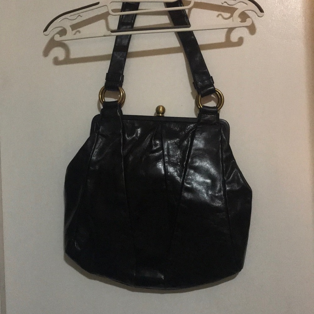 Black “HOBO International” Leather Handbag